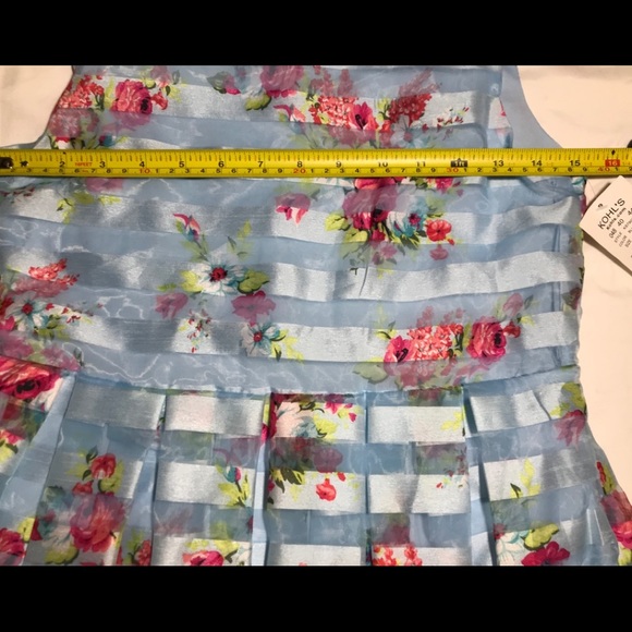 Knitworks girls 14 Easter spring floral dress - Picture 6 of 9